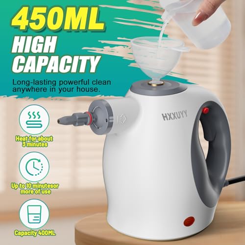 Multi Surface Handheld Pressurized Steam Cleaner with 13 PCS Accessory (13 Count)