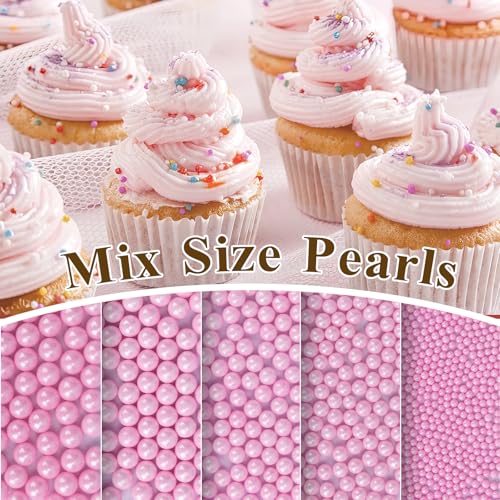 Pink Sprinkles 130g (4.58 Ounce)