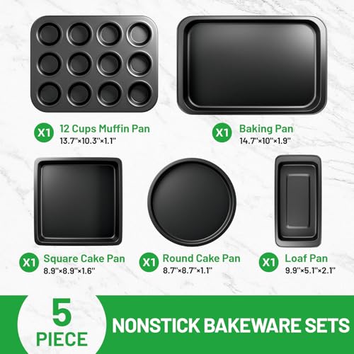 5 Piece Baking Pans Set (5 Count)