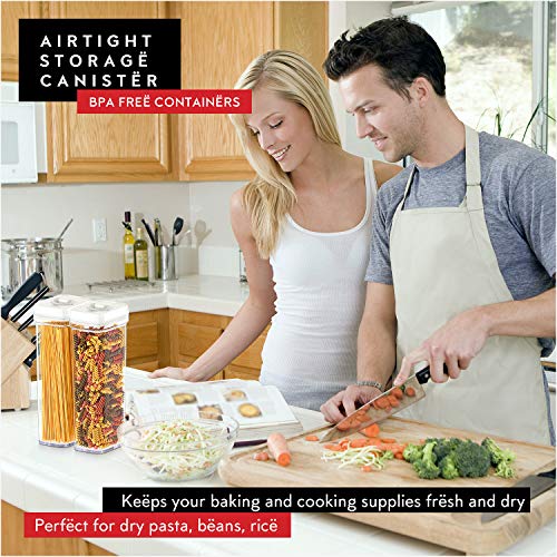 Pasta Storage Containers for Pantry (2 Count)