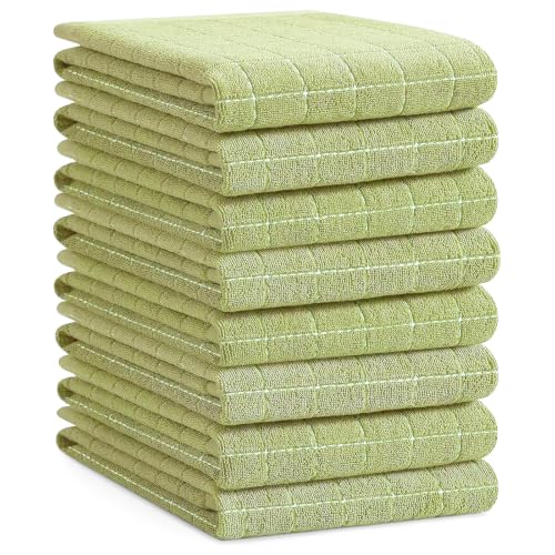 100% Cotton Terry Kitchen Towels (8 Count)