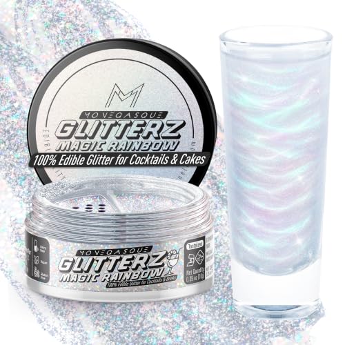 Rainbow Edible Glitter for Drinks & Cakes