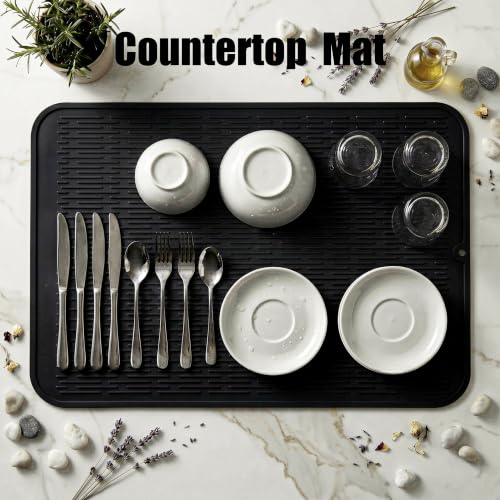 Silicone Dish Drying Mat for Multiple Usage