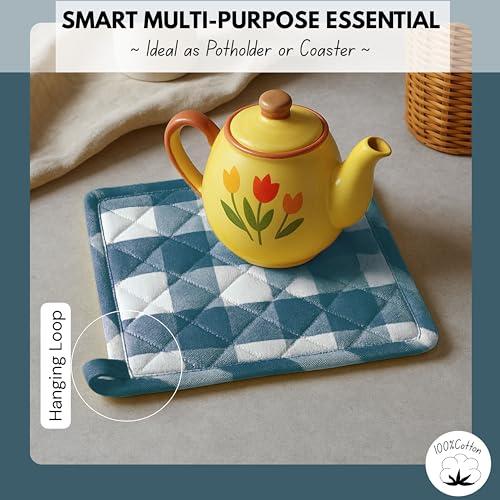 Buffalo Plaid Check Oven Mitts and Pot Holders Set of 4 (4 Count)