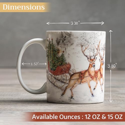 Coffee Mug with Handles Tea Cups