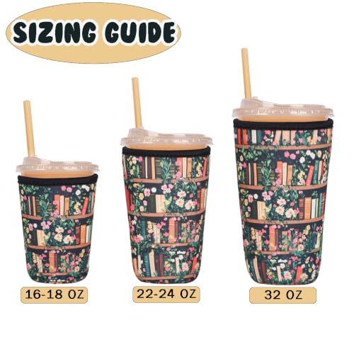 Reusable Insulated Neoprene Iced Coffee Cup Sleeve