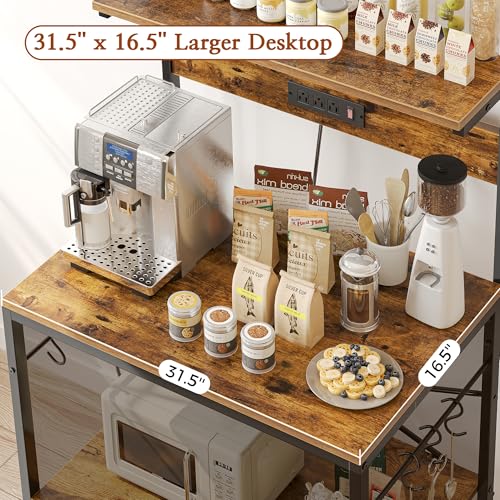Bakers Rack with Power Outlets