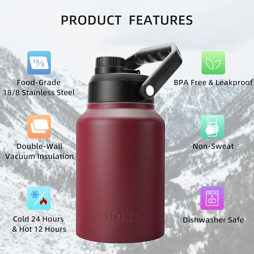 64oz Insulated Water Bottle