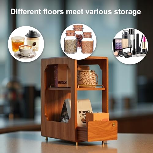 Coffee Bar Organizer for Countertop