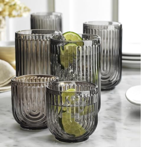 16 Piece Smoke Glassware Set (16 Count)