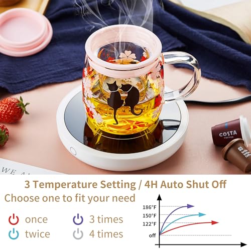 Coffee Mug Warmer for Desk 4H Auto Shut Off
