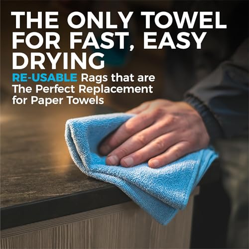 All Purpose Microfiber Terry Cleaning Towels (12 Count)