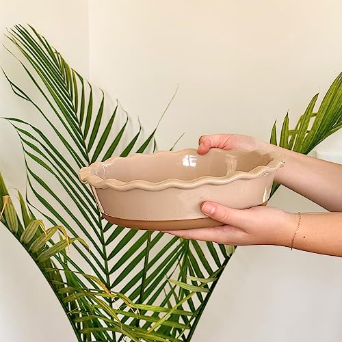 Mora Modern Farmhouse Style Ceramic Pie Pan (27.99 Count)
