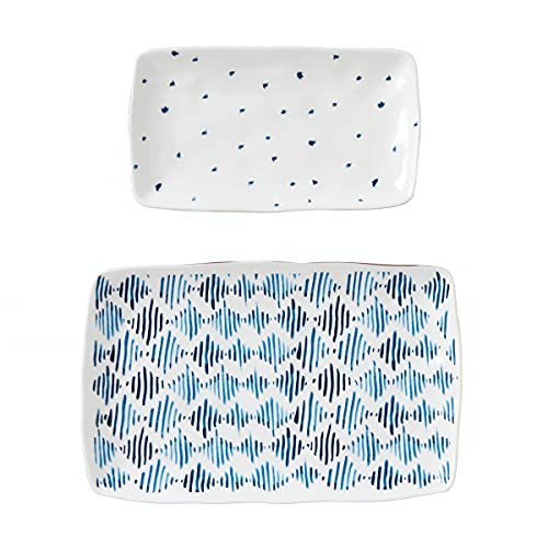 Blue Bay 2 Piece Nesting Platter Set (5 Count)