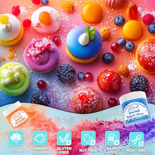 Food Coloring Powder for Baking (2.7 Ounce)