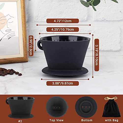 Silicone Pour Over Coffee Dripper