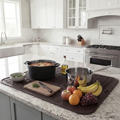 Silicone Dish Drying Mat for Multiple Usage