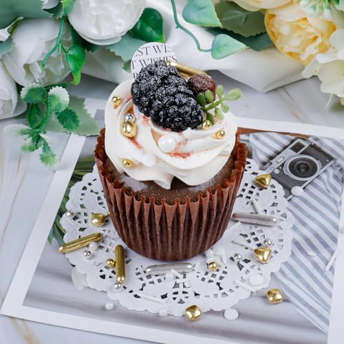 Gold Silver White Sprinkles (4.6 Ounce)