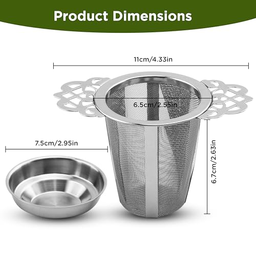 Stainless Steel Tea Infusers Set of 2 (2 Count)