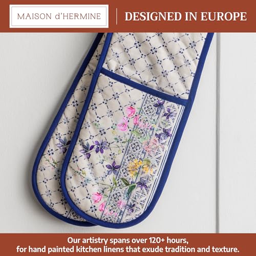 Double Oven Mitts 100% Cotton Double Oven Glove
