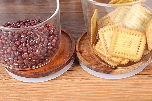 Glass Tea Canisters for Loose Leaf Tea (2 Count)