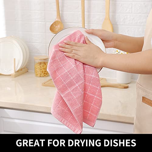 100% Cotton Terry Kitchen Dish Cloths (6 Count)