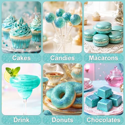 Teal Edible Glitter