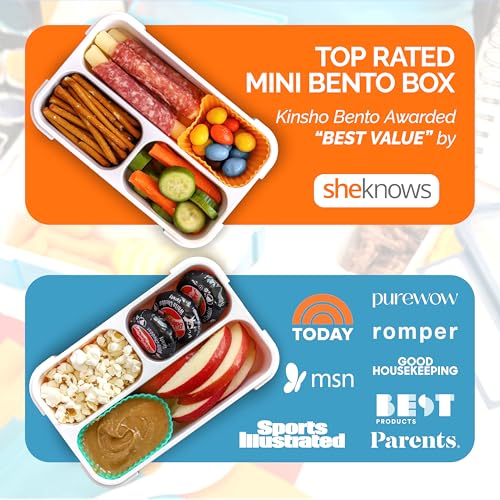 Snack Container Boxes for Kids Toddlers (2 Count)