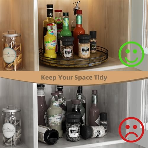 Lazy Susan Turntable Organizer for Table Top