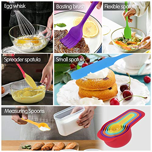20PCS Stainless Steel Mixing Bowls with Airtight Lids Set