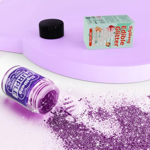 Purple Edible Glitter