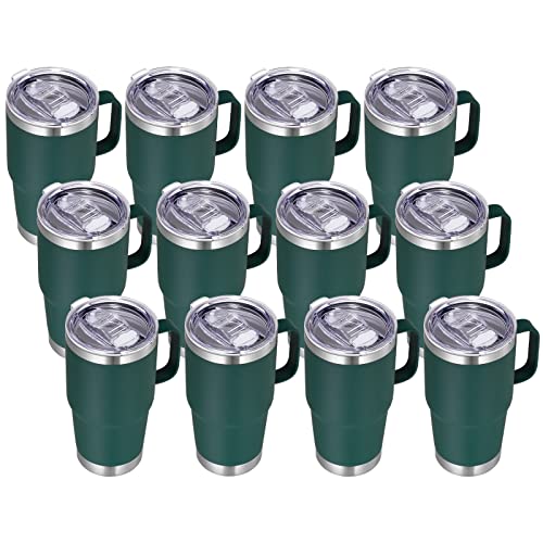 20 oz Tumbler Bulk with Handle Lid and Straw (12 Count)