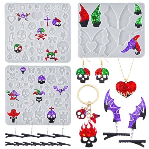 Halloween Resin Earrings Mold (14 Count)