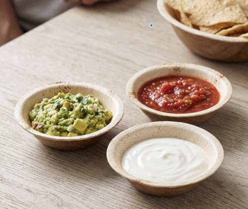 Disposable Bamboo 4" Round Bowl (200 Count)