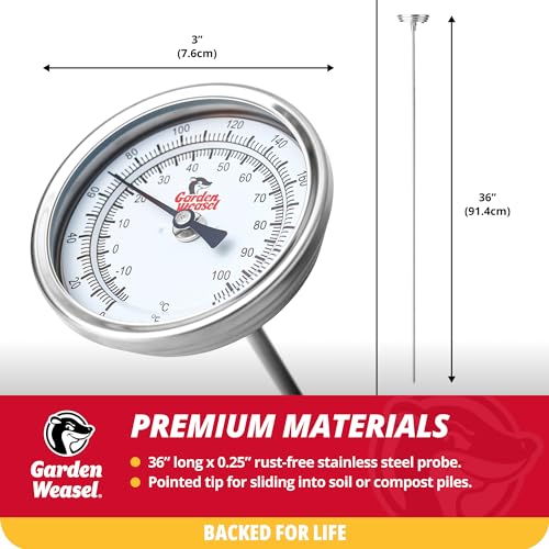 Analog Soil & Composting Dial Thermometer