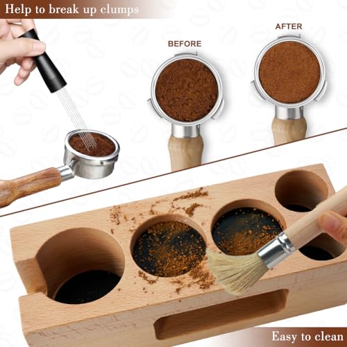 5 Pack Espresso Tamper Set 51mm with Espresso Tamping Station
