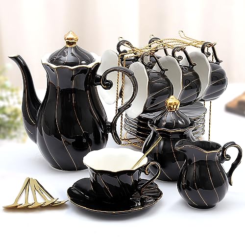 22 pcs Porcelain Tea Set for 6