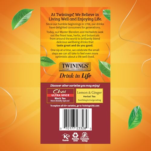 Chai Black Tea Individually Wrapped Bags (300 Count)