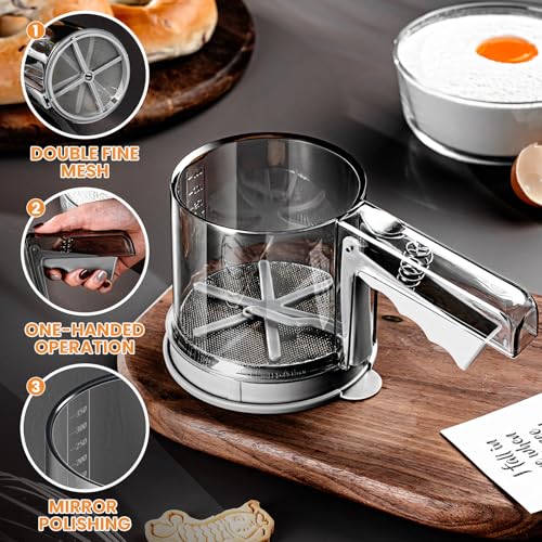 3 Cup Flour Sifter