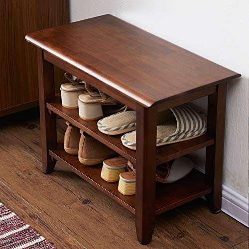 Shoe Rack Bench Wooden Shoe Storage Bench Entryway Bench