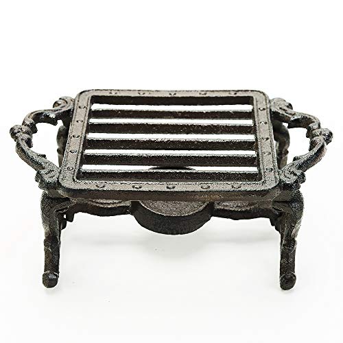 Heavy Duty Cast Iron Teapot Dish Warmer Stable Holder for Tealight Stand