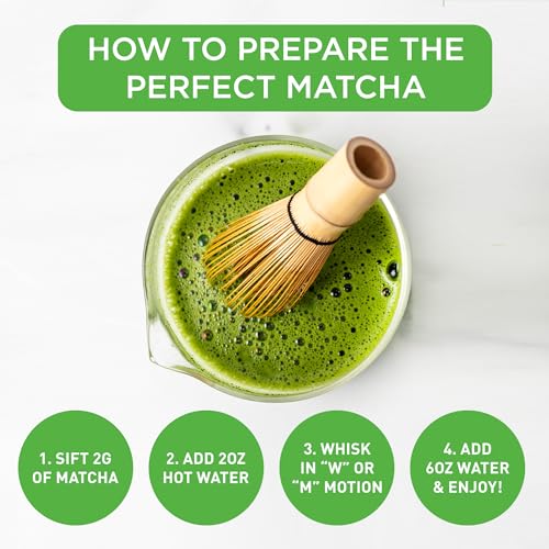 Aiya Authentic Japanese Premium First Harvest Ceremonial Grade Matcha Green Tea Powder (3.5 Ounce)