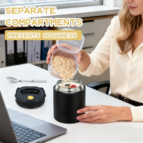 20oz Soup Thermo for Hot Food with a Snack Box Container
