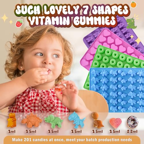 Gummy Bear Molds Silicone Mini Size