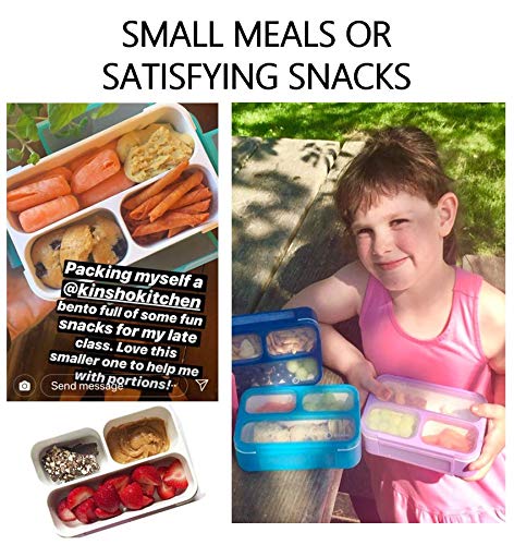 Small Snack Box Container for Kids Toddlers Set of 2 (2 Count)