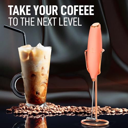 Powerful Milk Frother Wand With Duracell Batteries