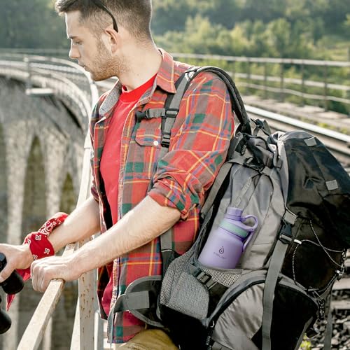 32oz Stainless Steel Insulated Bottle with 2 Leak