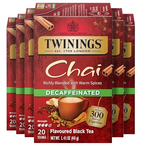 Decaffeinated Chai Spiced Black Tea Bags (120 Count)