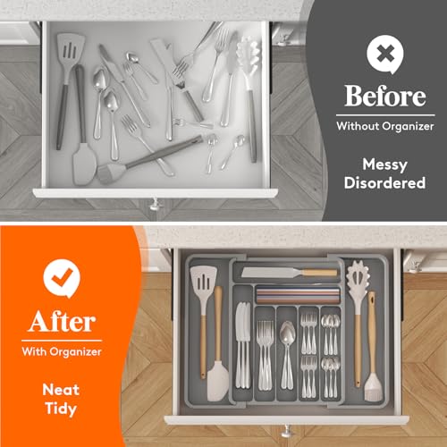 Expandable Silverware Drawer Organizer