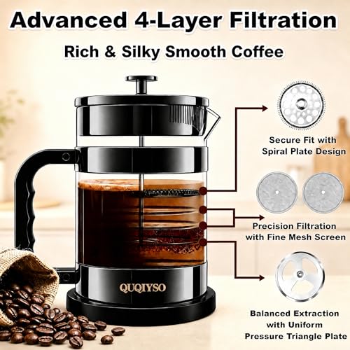 French Press Coffee Maker 51oz